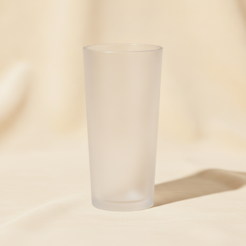 16 oz frosted glass