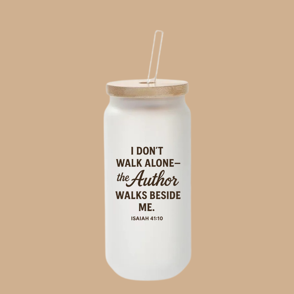 I don't walk alone – the Author walks beside me