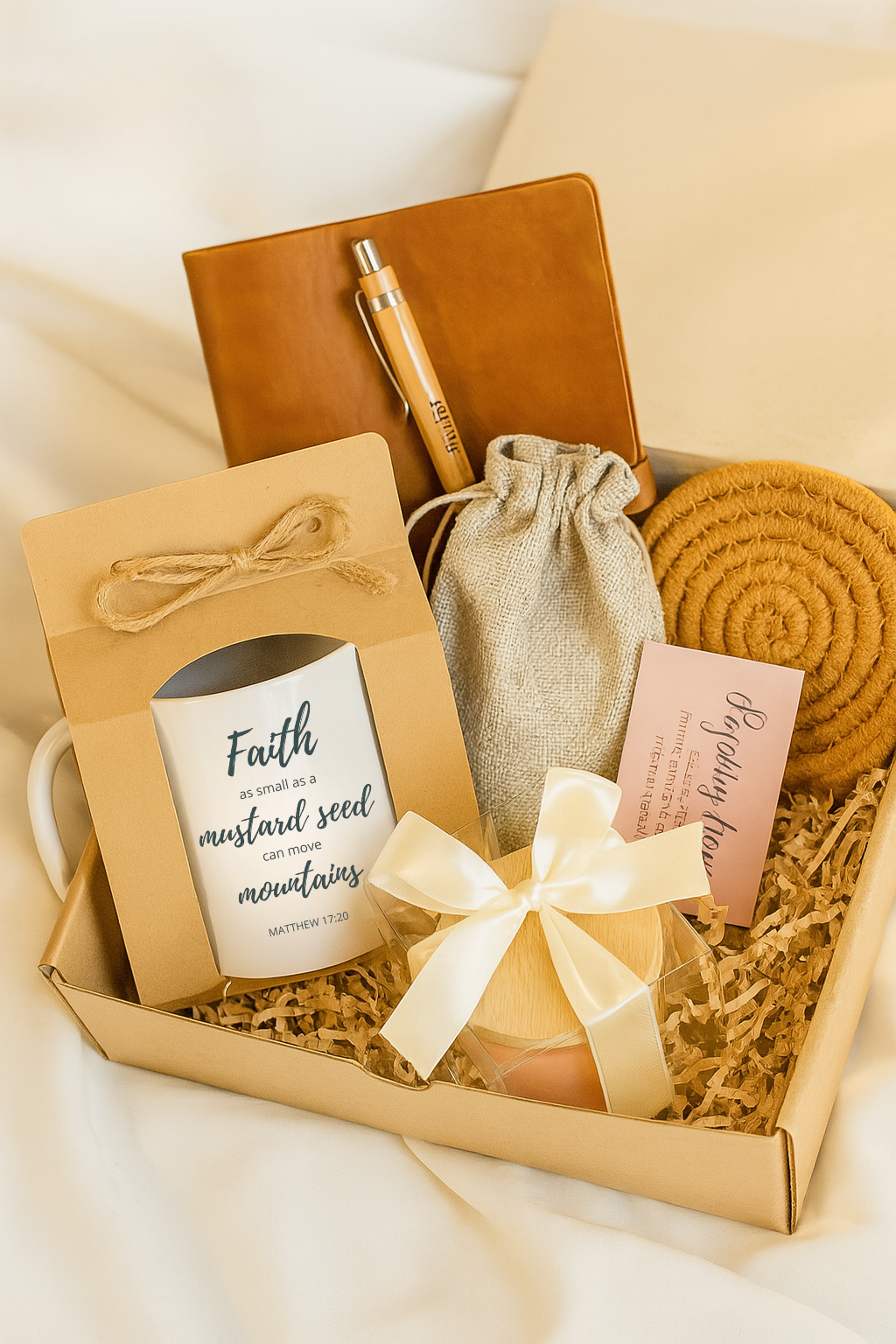 Mustard seed Box – frosted mug